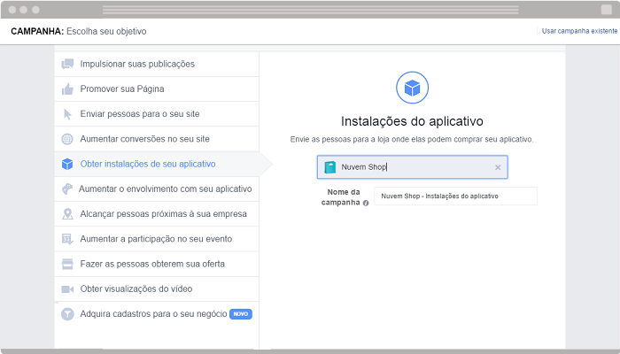 6 Obter instalações do seu aplicativo Facebook